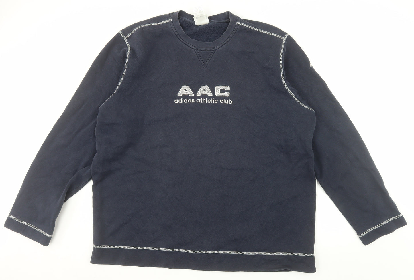 Adidas Men's Blue XL Pullover Sweatshirt Crew Neck AAC Athletic Style