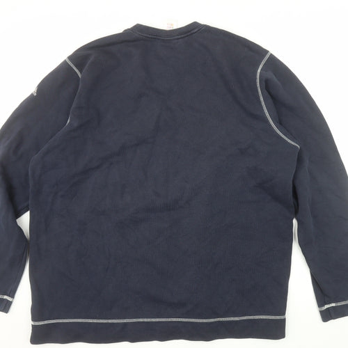 Adidas Men's Blue XL Pullover Sweatshirt Crew Neck AAC Athletic Style