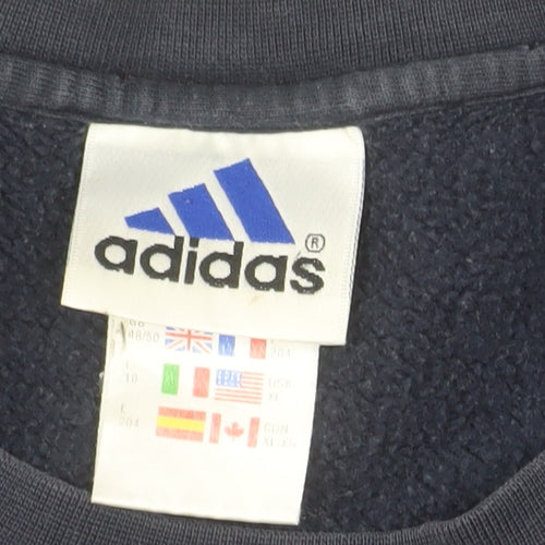 Adidas Men's Blue XL Pullover Sweatshirt Crew Neck AAC Athletic Style