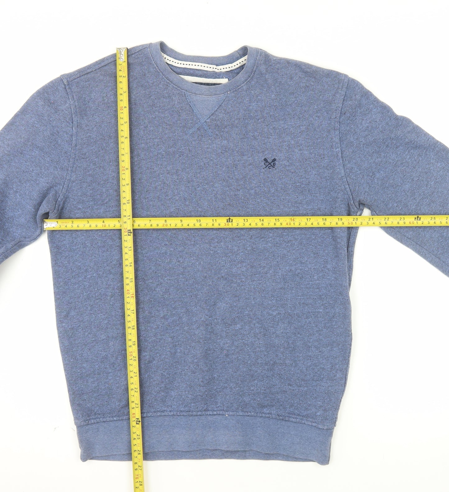 Crew Clothing Co. Men's Blue Small Pullover Sweatshirt