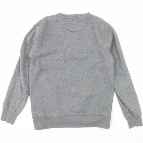 Penfield Mens Grey Small Crew Neck Pullover Sweatshirt