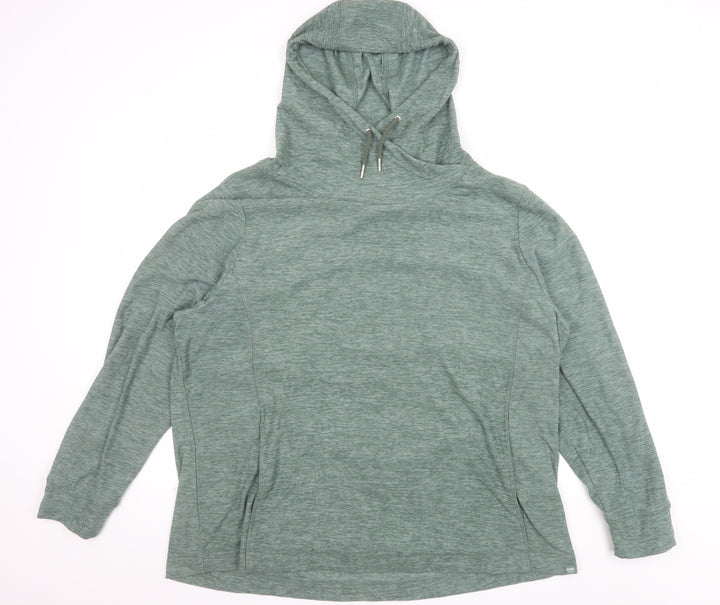 Regatta Great Outdoors Women’s Green Pullover Hoodie Size 22 Polyester