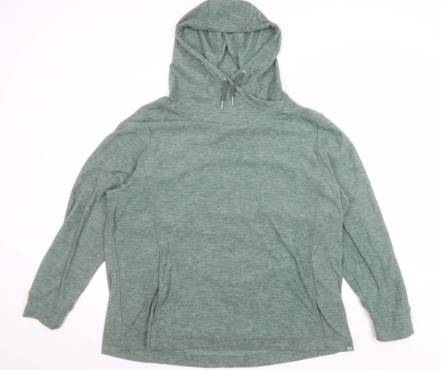 Regatta Great Outdoors Women’s Green Pullover Hoodie Size 22 Polyester