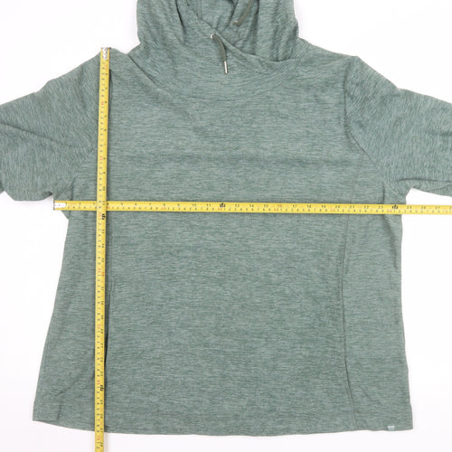 Regatta Great Outdoors Women’s Green Pullover Hoodie Size 22 Polyester