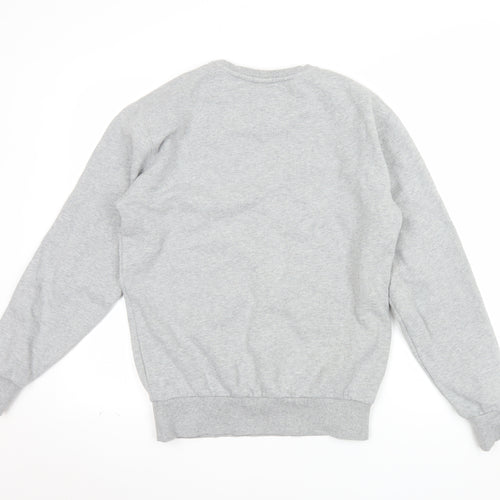 Ellesse Men's Grey Small Pullover Crew Neck Sweatshirt