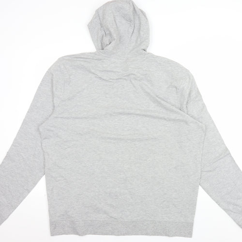 Next Men's Grey 2XL Full Zip Hoodie with Logo