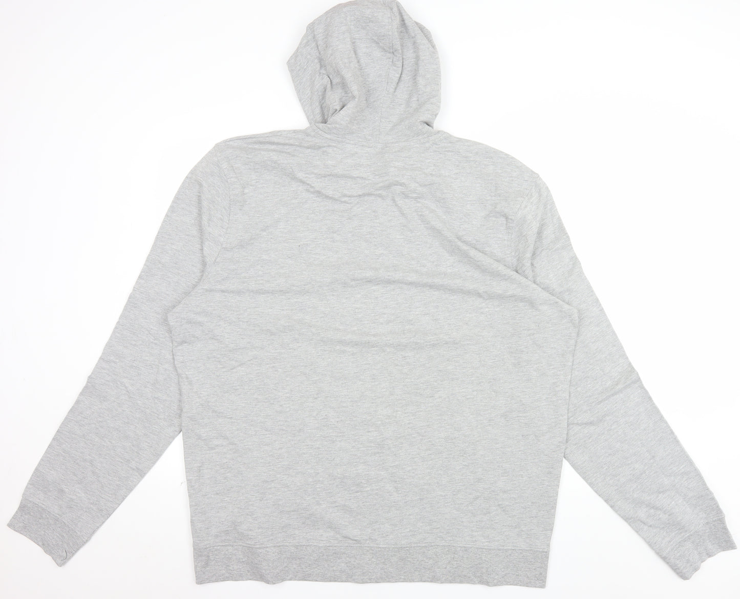Next Men's Grey 2XL Full Zip Hoodie with Logo