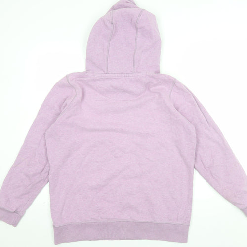Fat Face Womens Pink Hoodie UK 10 Pullover Cotton Blend Hooded Sweatshirt