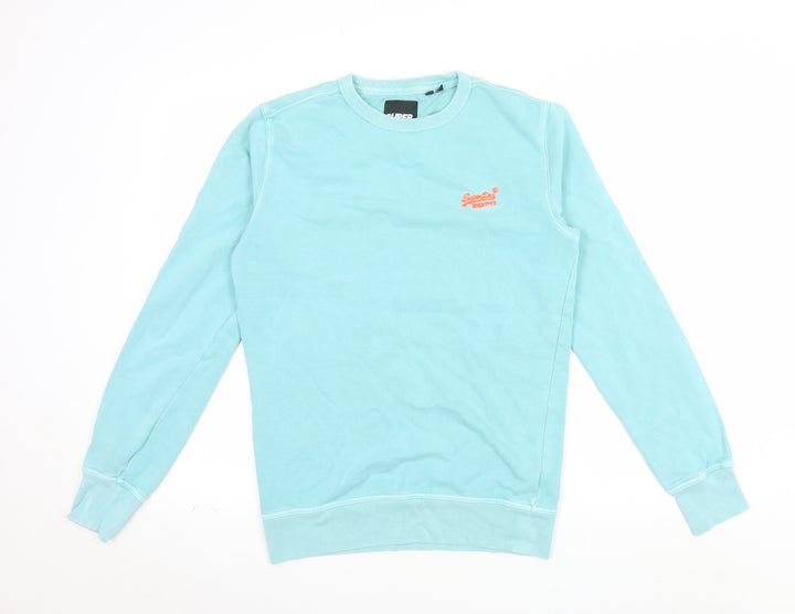 Superdry Men's Blue XS Crew Neck Pullover Sweatshirt