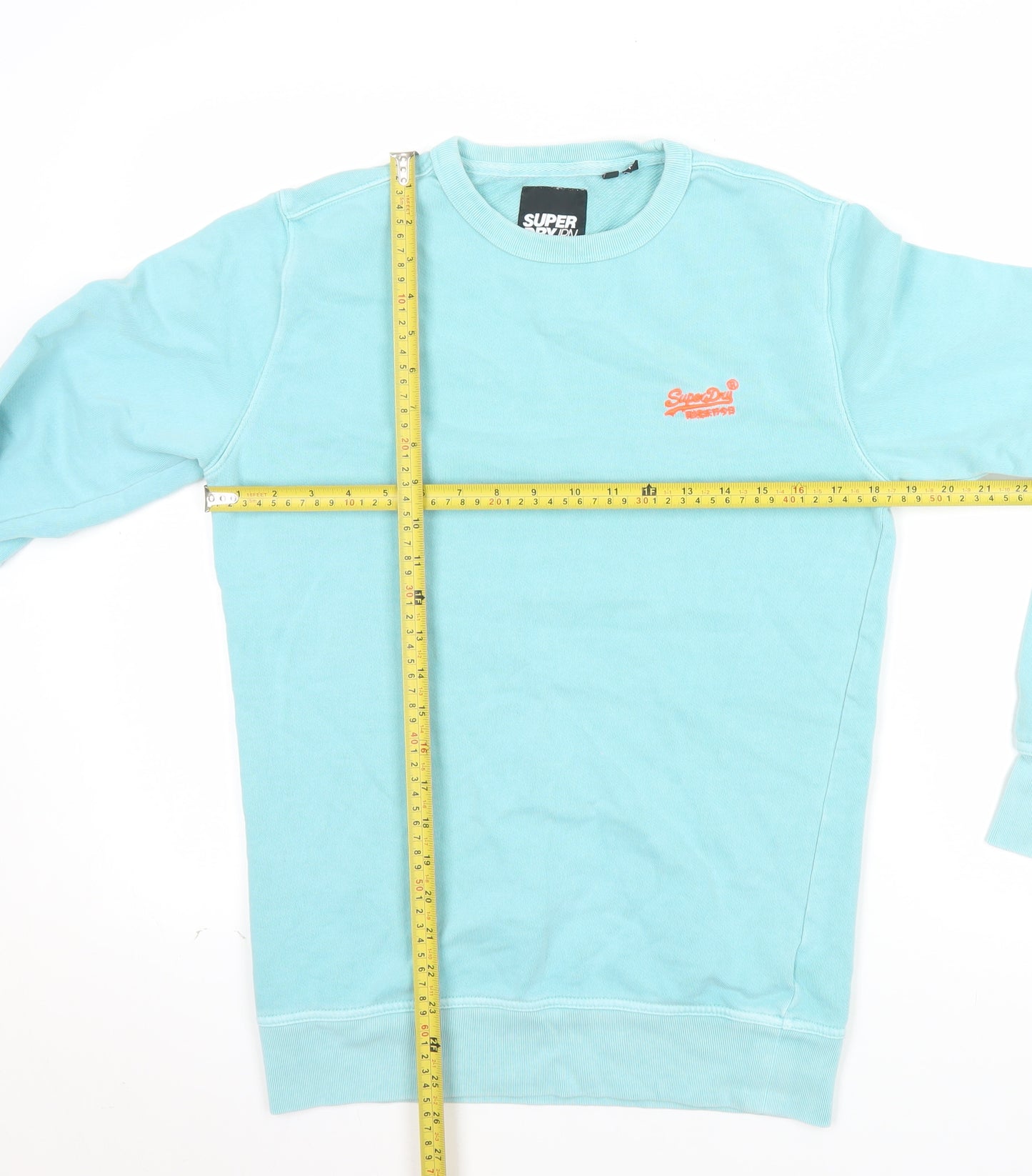 Superdry Men's Blue XS Crew Neck Pullover Sweatshirt