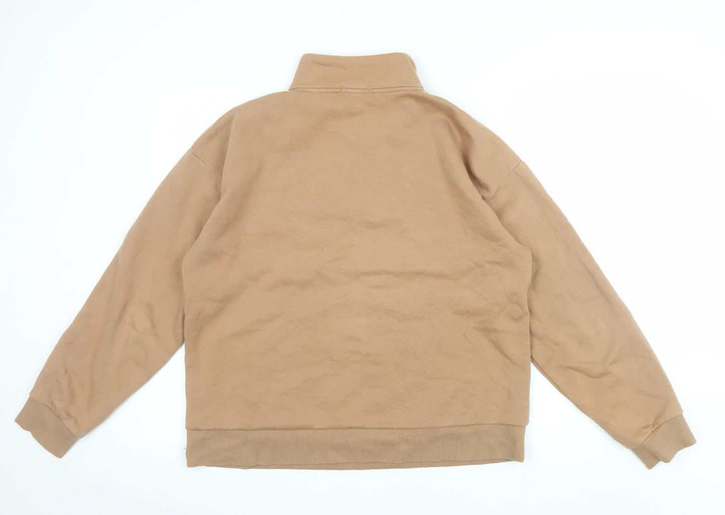 Active Women’s Beige 1/4 Zip Pullover Sweatshirt S