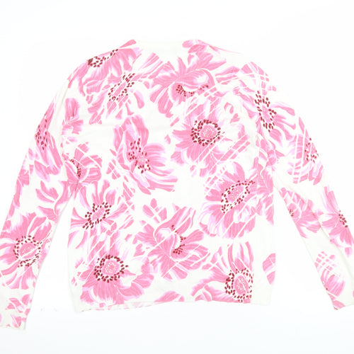 Marks and Spencer Womens Multicoloured Floral Cardigan Size 12