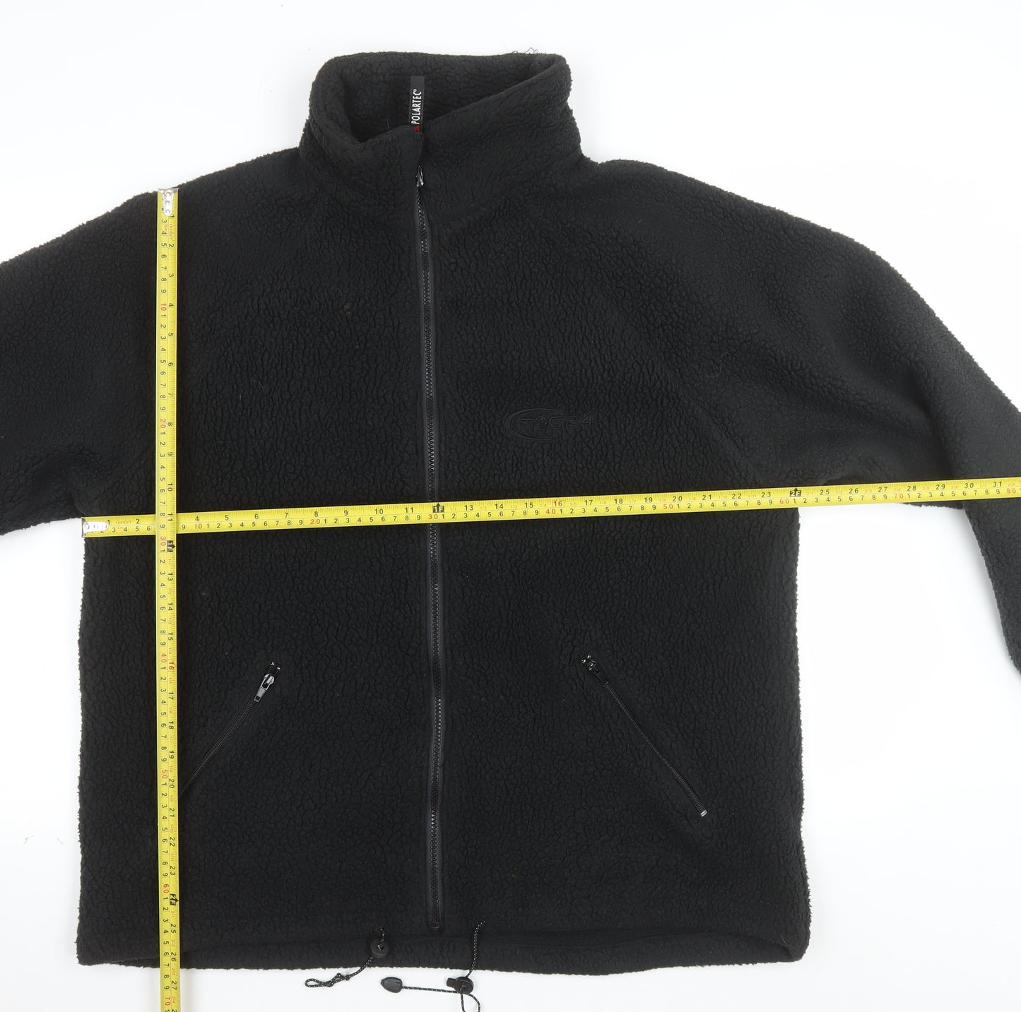 Polartec Men's Black L Fleece Full Zip Outdoor Jacket