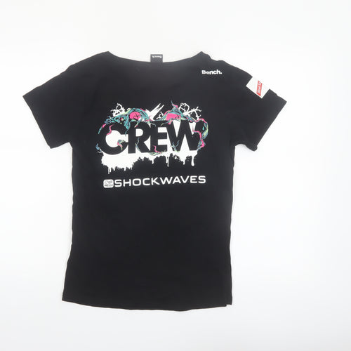 Bench Women's Black NME Awards 2009 Crew T-Shirt Size L