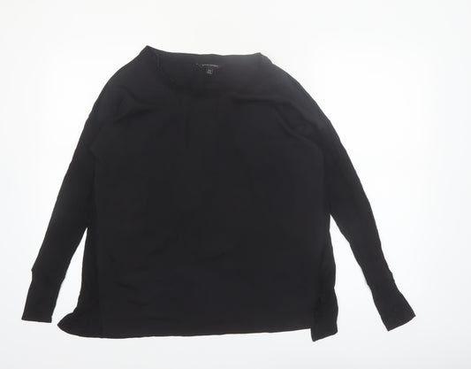 Banana Republic Women's Black XS Long Sleeve Modal Blouse
