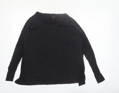 Banana Republic Women's Black XS Long Sleeve Modal Blouse