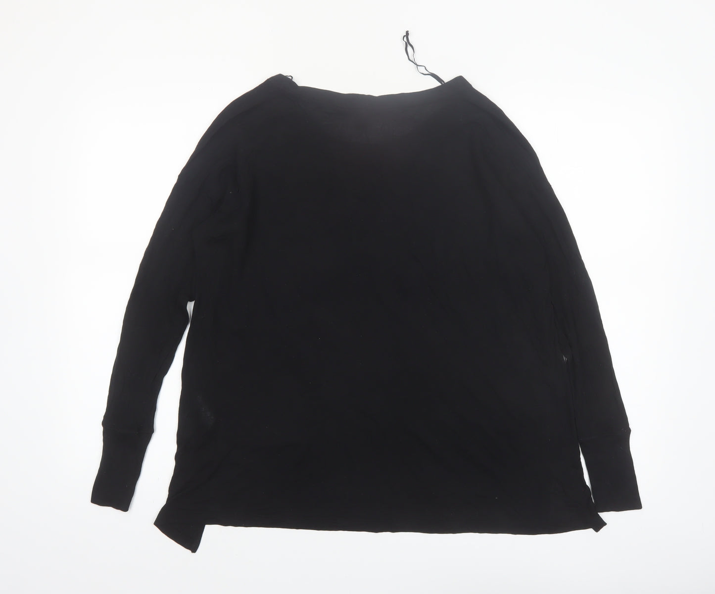 Banana Republic Women's Black XS Long Sleeve Modal Blouse