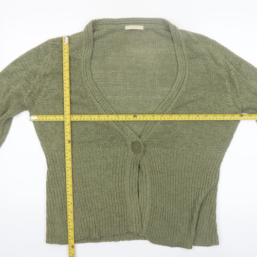 Marks and Spencer Women's Green Size 16 Knit Cardigan