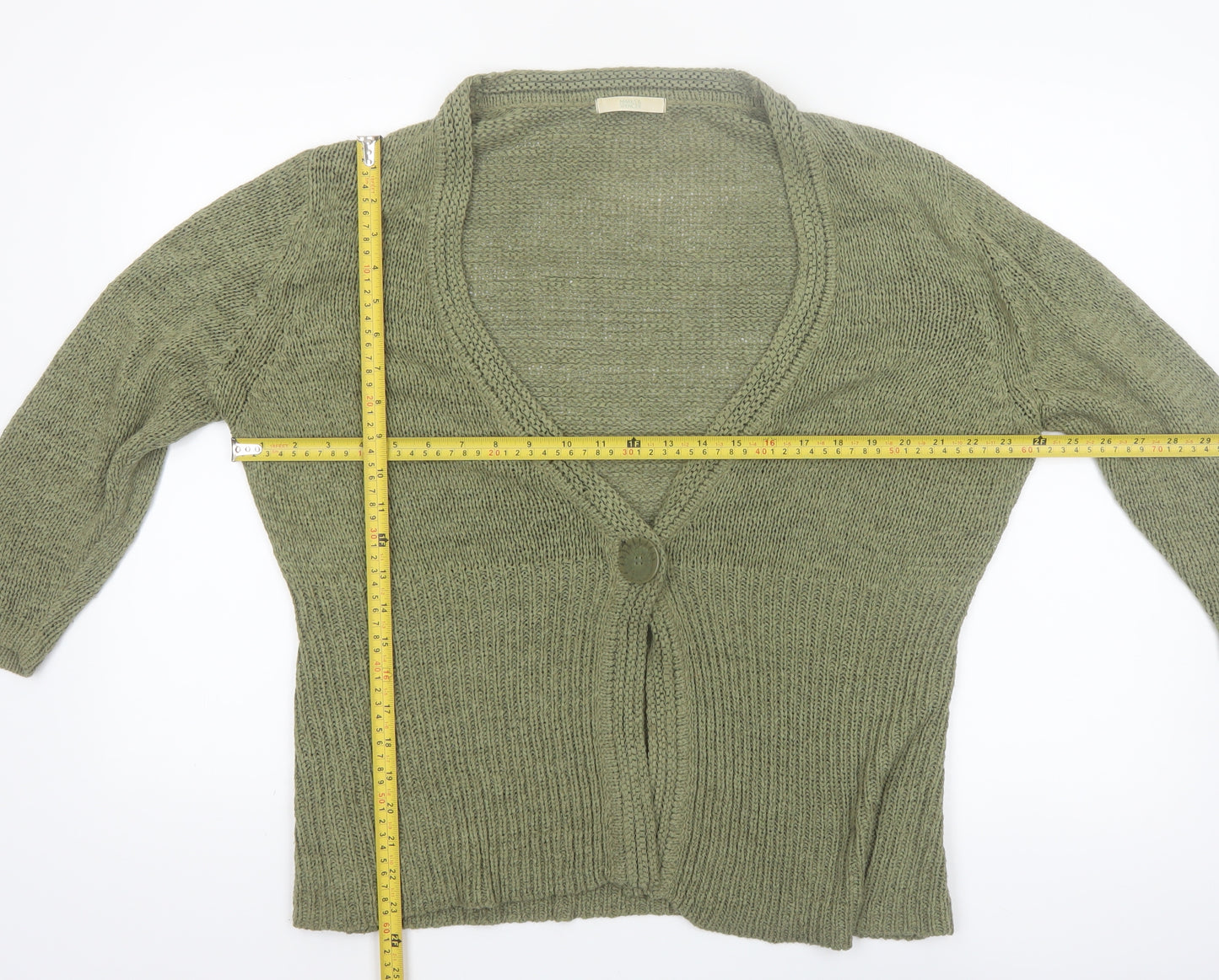 Marks and Spencer Women's Green Size 16 Knit Cardigan