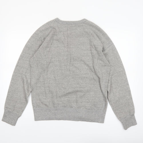Uniqlo Men's Grey Crew Neck Pullover Sweatshirt Size M