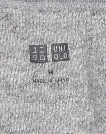 Uniqlo Men's Grey Crew Neck Pullover Sweatshirt Size M
