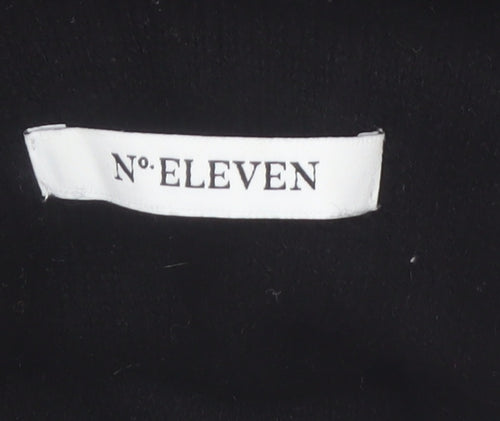 No. Eleven Women's Black Wool Cashmere Roll Neck Jumper M