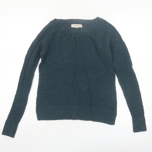 Ann Taylor Loft Women’s Teal Cable-Knit Jumper XS
