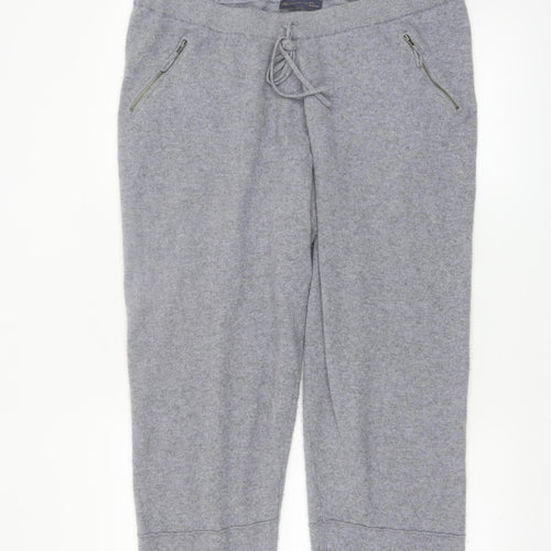 Marks and Spencer Women’s Grey Cashmere Jogger Trousers Size 20