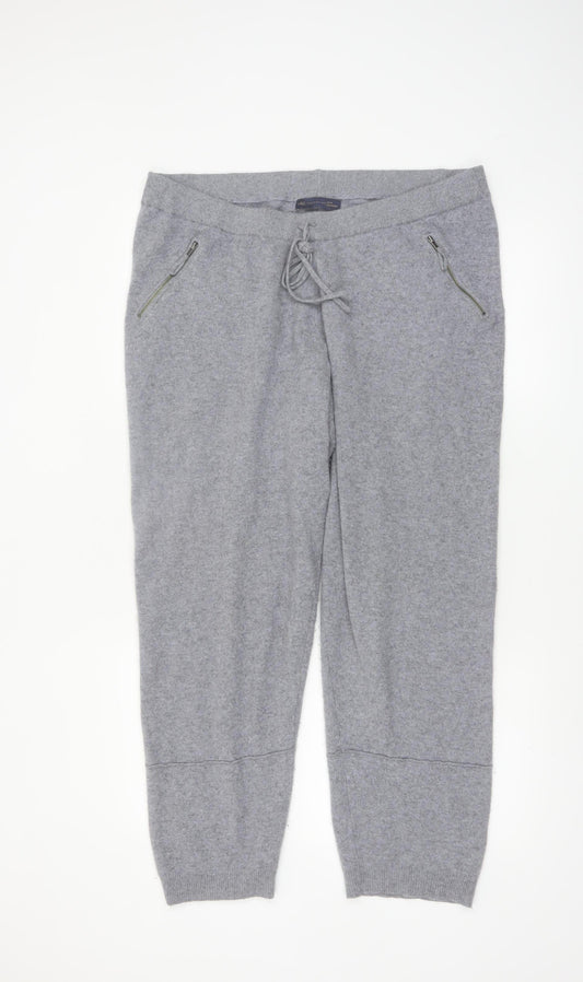 Marks and Spencer Women’s Grey Cashmere Jogger Trousers Size 20