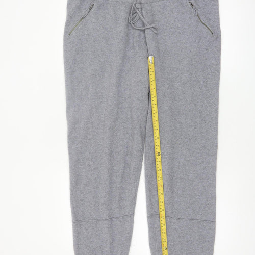 Marks and Spencer Women’s Grey Cashmere Jogger Trousers Size 20