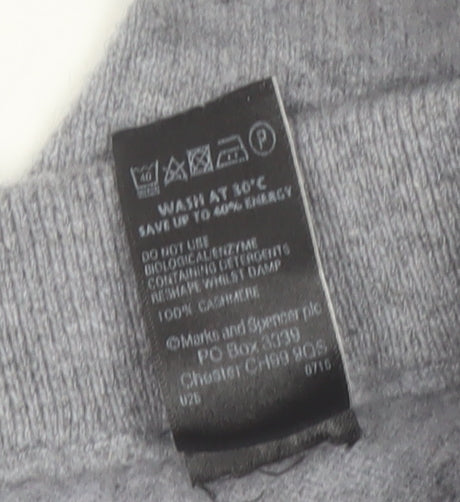Marks and Spencer Women’s Grey Cashmere Jogger Trousers Size 20