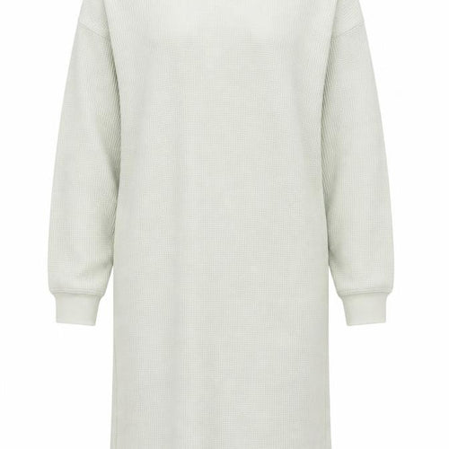 Uniqlo Women’s Grey Knit V-Neck Long Sleeve T-Shirt Dress XS
