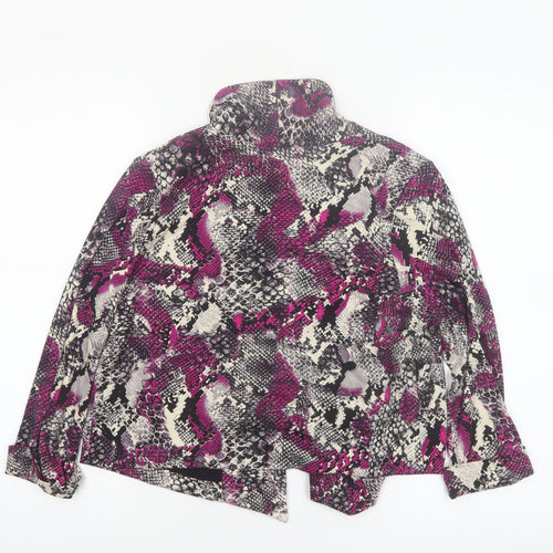 Marks and Spencer Womens Multicoloured Snake Print Blazer UK 14 Petite