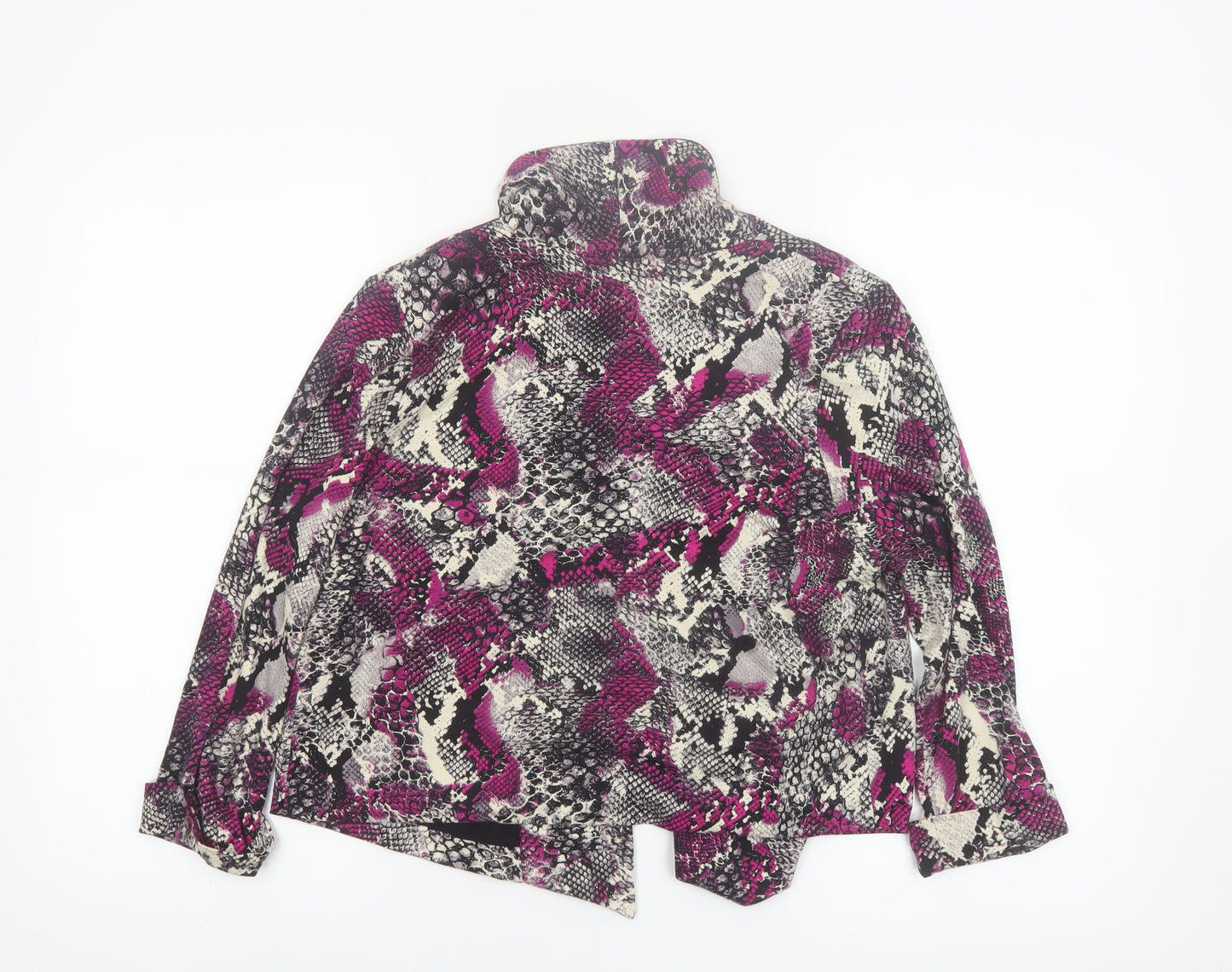 Marks and Spencer Womens Multicoloured Snake Print Blazer UK 14 Petite
