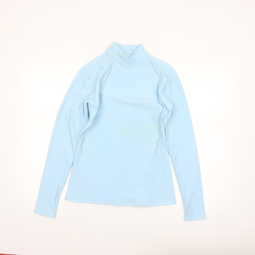 Under Armour Womens Blue Long Sleeve ColdGear Athletic Top L