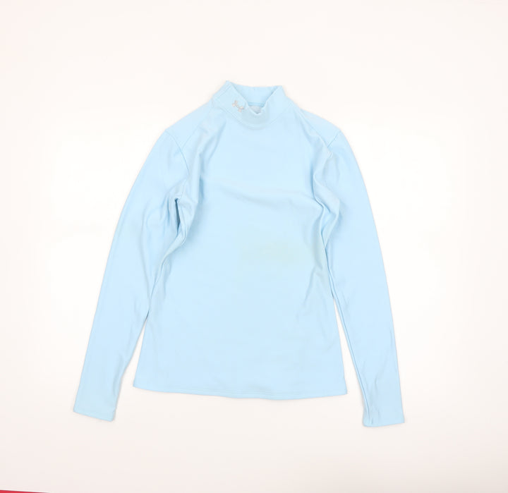 Under Armour Womens Blue Long Sleeve ColdGear Athletic Top L