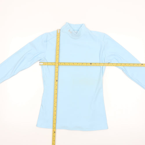 Under Armour Womens Blue Long Sleeve ColdGear Athletic Top L