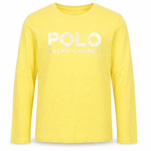 Polo Ralph Lauren Boys Yellow Long Sleeve Cotton T-Shirt XL (16)