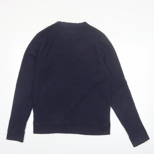 Tommy Hilfiger Men's Blue Logo Pullover Sweatshirt M