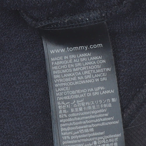 Tommy Hilfiger Men's Blue Logo Pullover Sweatshirt M