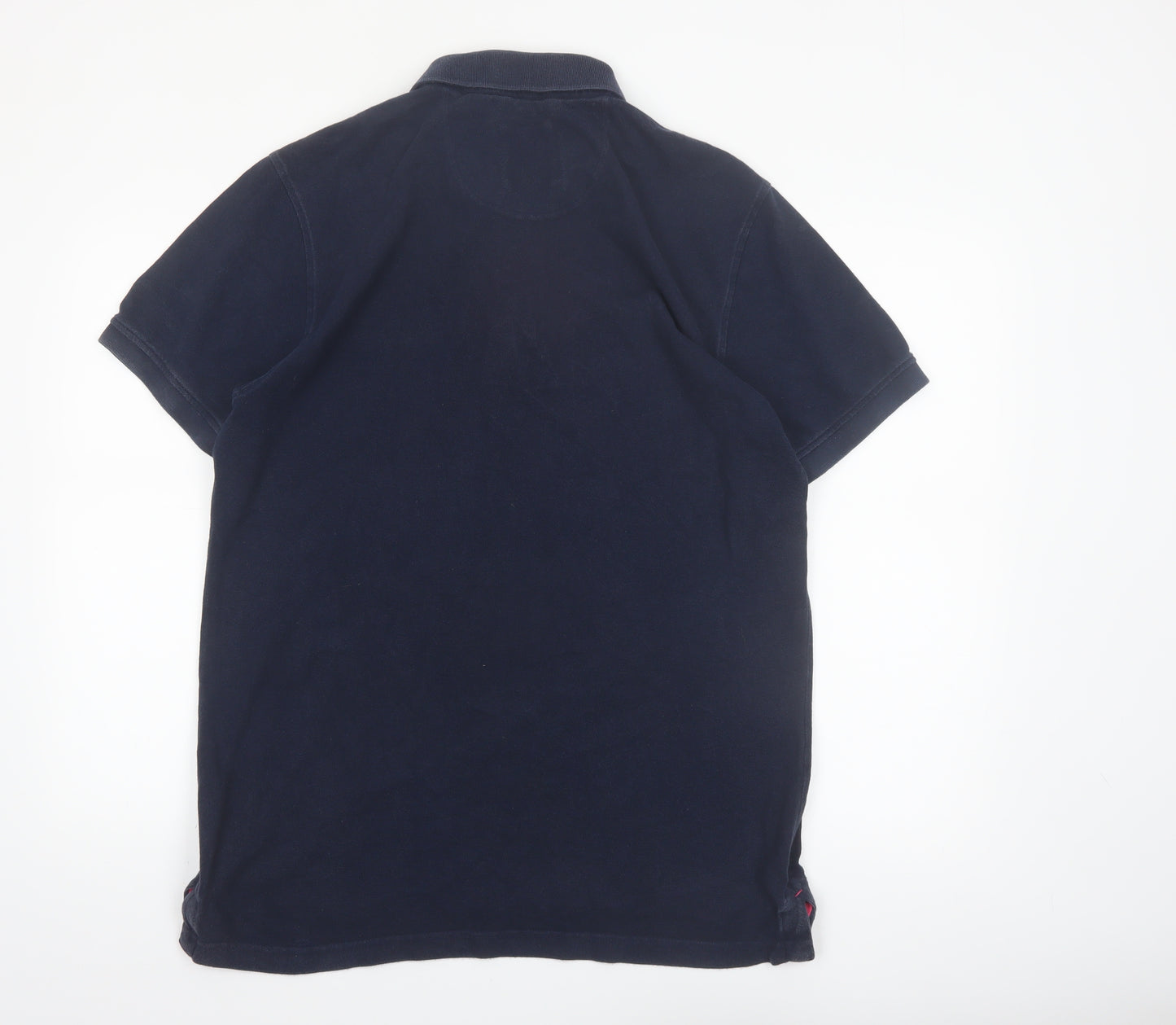 Crew Clothing Co. Men's Blue Cotton Polo Shirt L Classic Style