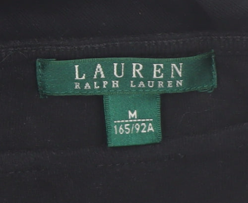 Ralph Lauren Women’s Black Cotton Fit & Flare Dress Size 12