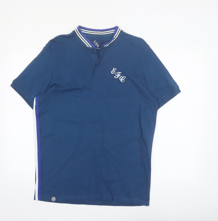 Fanatics Men’s Blue EFC Cotton Polo Shirt Size L