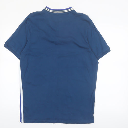 Fanatics Men’s Blue EFC Cotton Polo Shirt Size L
