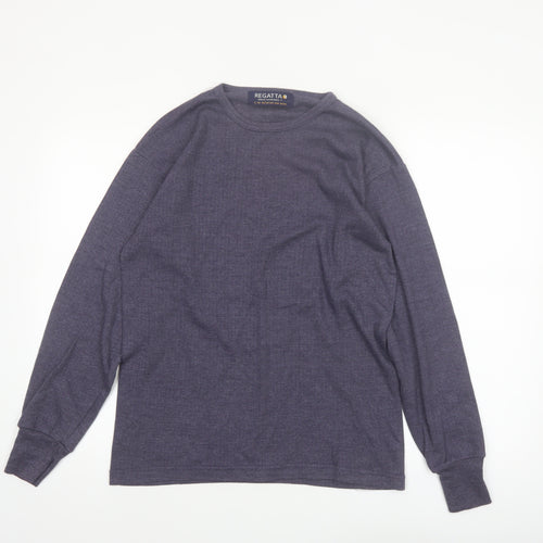 Regatta Men's Grey Long Sleeve Activewear T-Shirt Size L