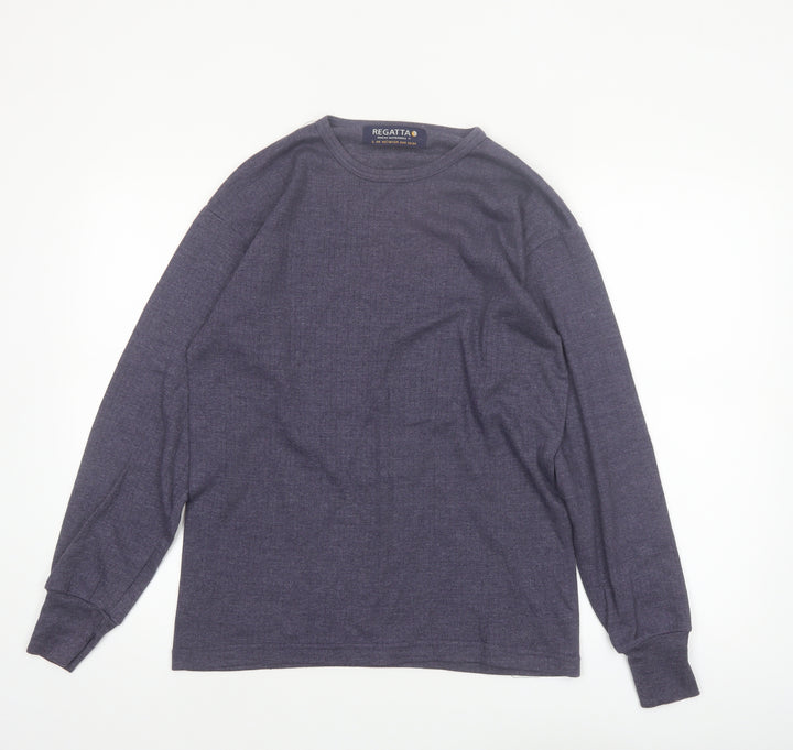 Regatta Men's Grey Long Sleeve Activewear T-Shirt Size L