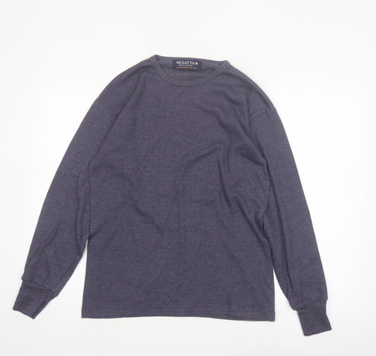 Regatta Men's Grey Long Sleeve Activewear T-Shirt Size L