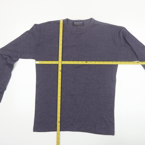 Regatta Men's Grey Long Sleeve Activewear T-Shirt Size L