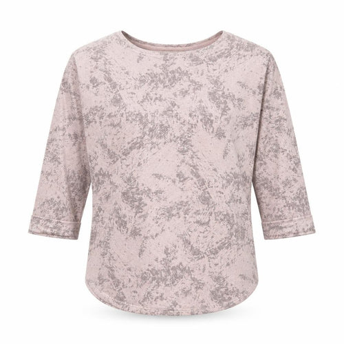 Next Women's Pink Abstract 3/4 Sleeve Jersey T-Shirt Size 12