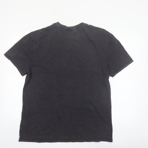 NBA Los Angeles Lakers Black Cotton Men's Medium Graphic T-Shirt